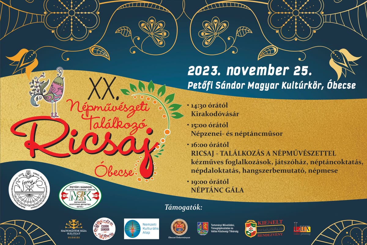 20. Ricsaj Népművészeti Találkozó