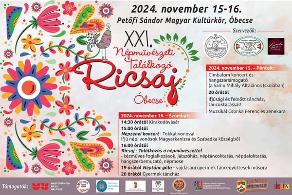 21. Ricsaj Népművészeti Találkozó - Óbecsén